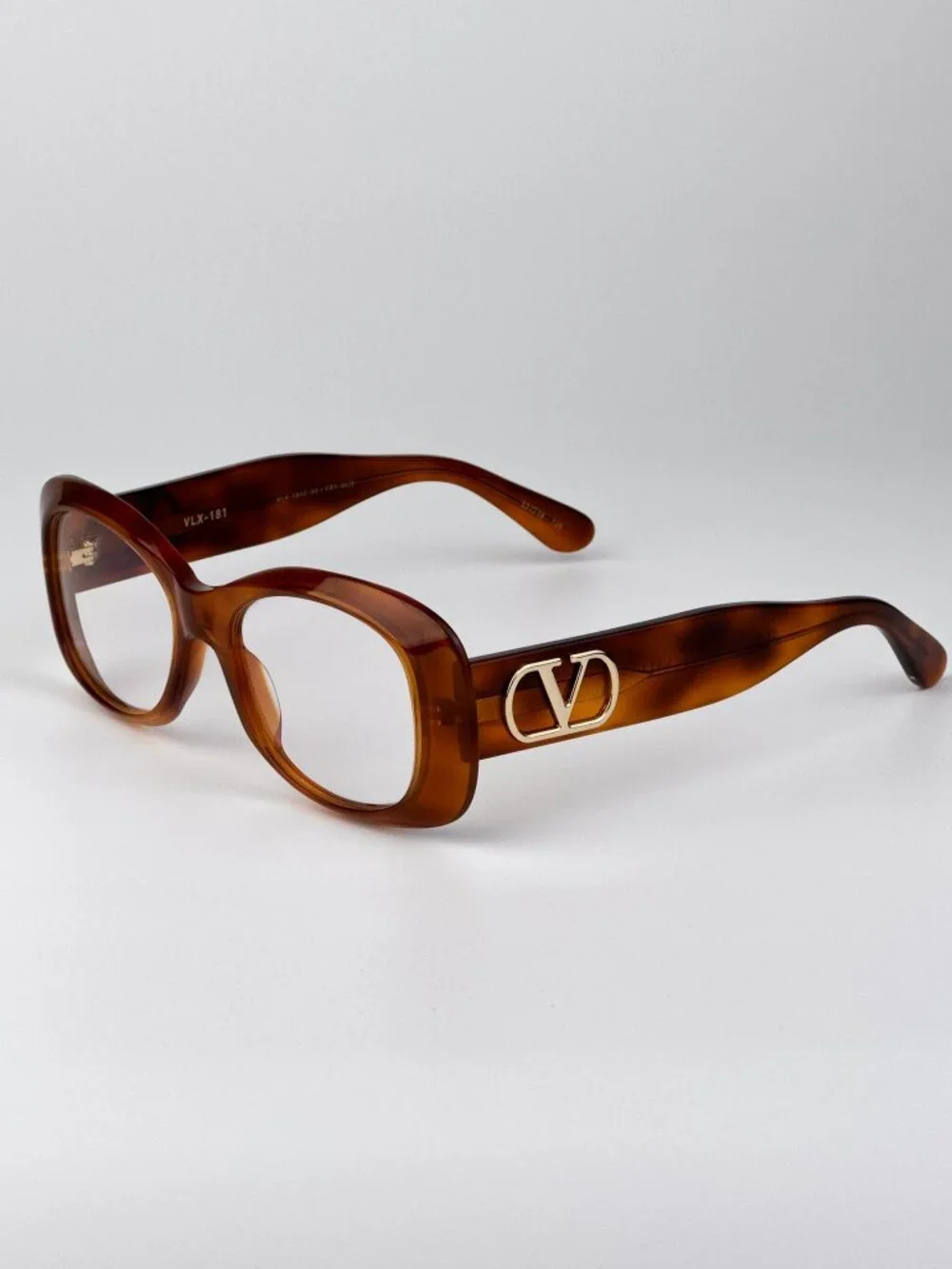 Valentino Women Eyeglasses – Havana Rectangle Frame Model VLX-181 C